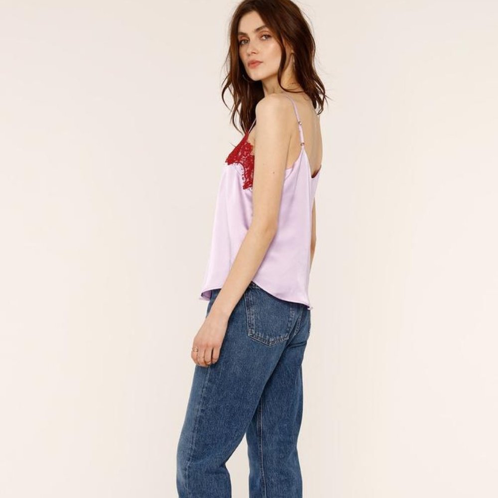 Heartloom Andra Lace Camisole Tank Lavender